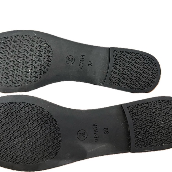 VIVAIA Round Toe Wool Loafers NWOT - Picture 3 of 4